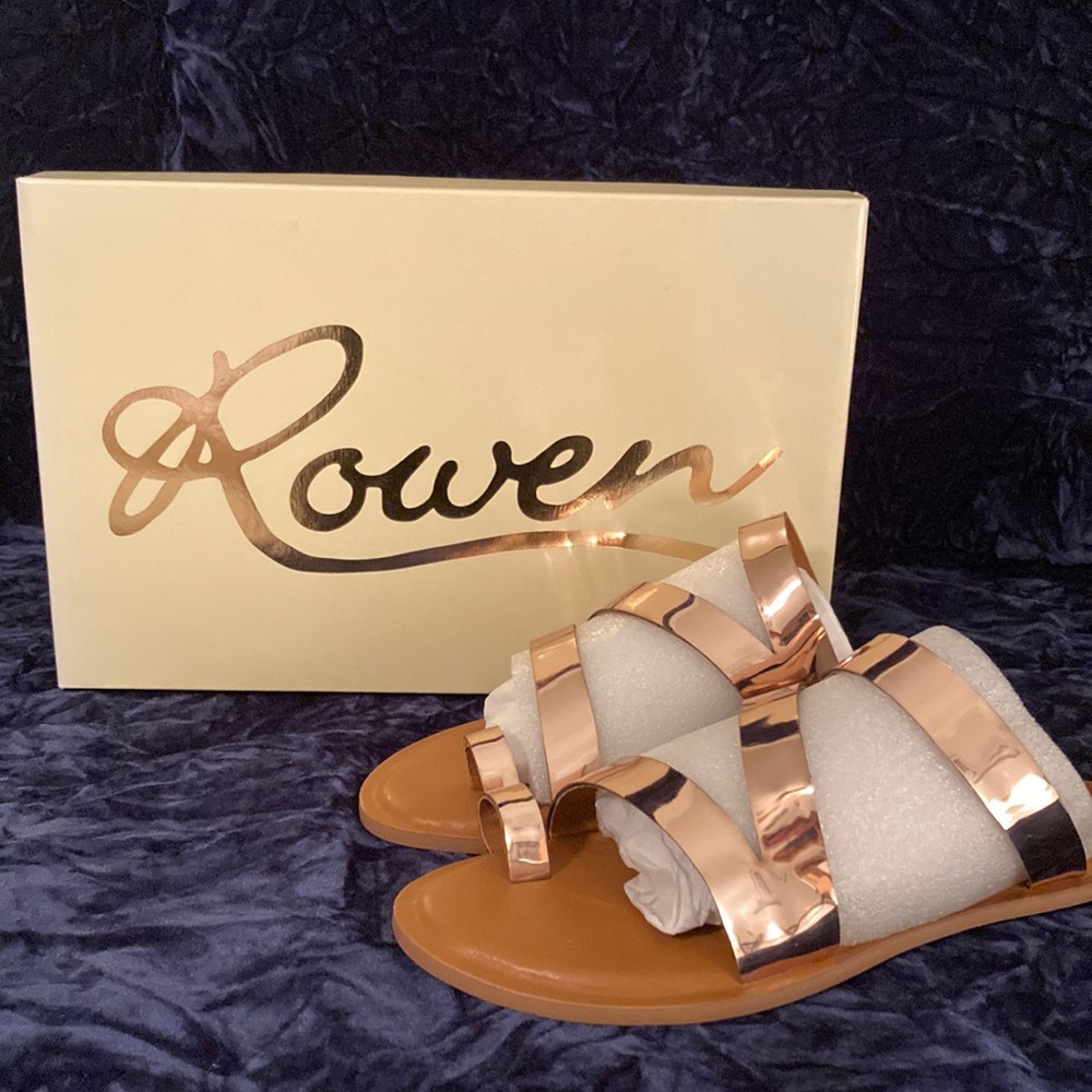 Rowen Wildwood Sandals — Rose Gold 8.5M